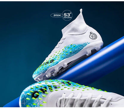 Chuteiras profissionais de futebol para homem, originais, para futebol indoor, relva e treino TF/FG