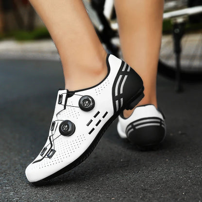 Sapatos de Ciclismo de Alta Qualidade para Homem SPD Autoencaixe Estrada Bicicleta Desporto Sapatos de Ciclismo MTB de Montanha Antiderrapantes para Mulher 36-47