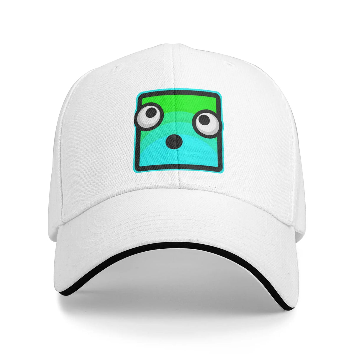 Geometry Gaming Cube Dash Baseballové čepice Hip Hop Extreme Demon Sandwich Cap Unisexový styl Nastavitelná čepice typu „dad hat“ Běh Golf