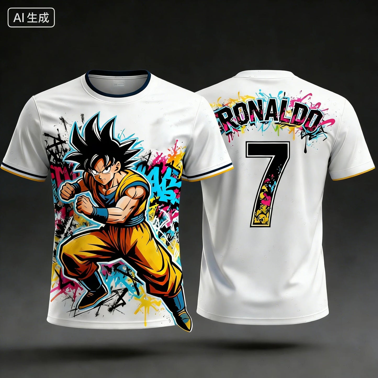 2026 New Arrivals Dragon Ball Z Goku Vegeta Special Edition Football Jersey Ronaldo No.7 Football T-shirt Fan Special Jersey top