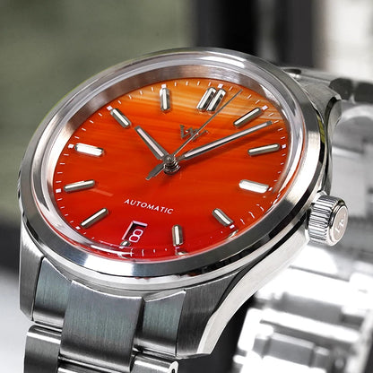 WM Watch Automatic Mechanical Watch Gemstone Series NH35 100M Water Resistant AR Coated Sapphire Welly Merck Man Watches WM225