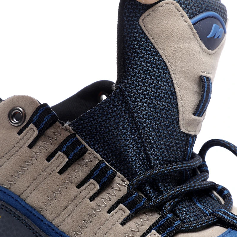 Sapatos de Trekking para Homem Outdoor Lover, Impermeáveis, Botas de Caminhada de Montanha em Couro Genuíno, Sapatos Táticos de Caça Woodland