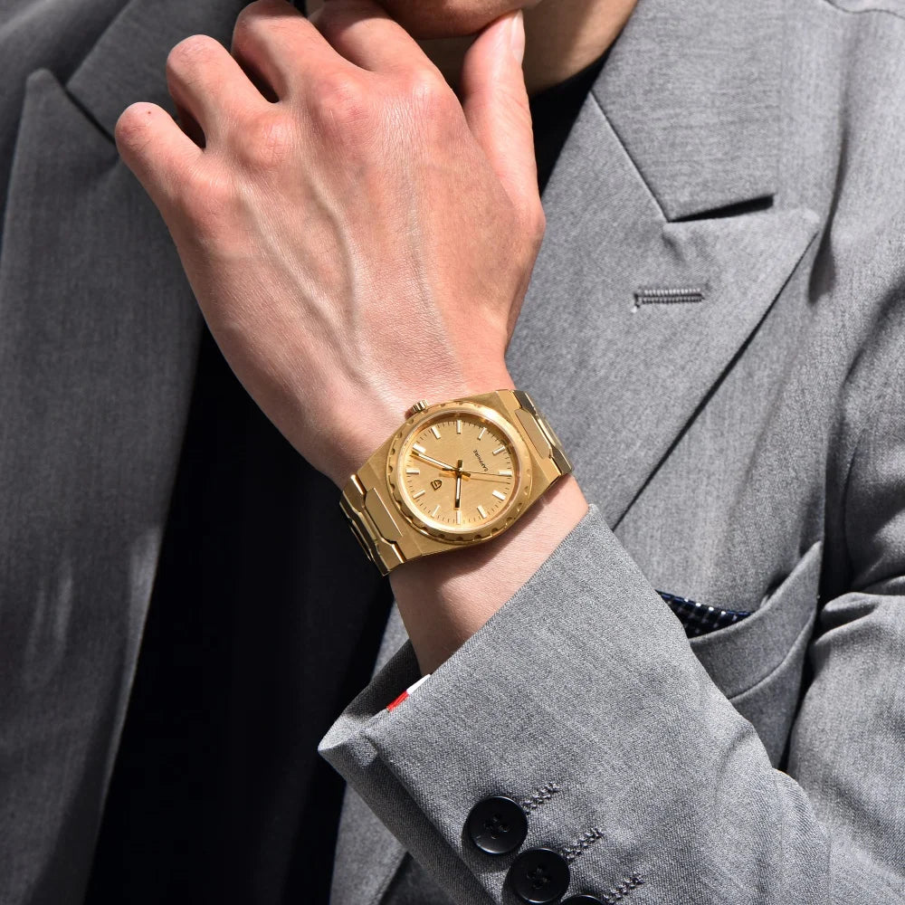 PAGANI DESIGN 2026 New Thin 7mm Fashion Men's Quartz Watch 10Bar Waterproof Stainless Steel Sapphire C3 Upgrade V2 reloj hombre