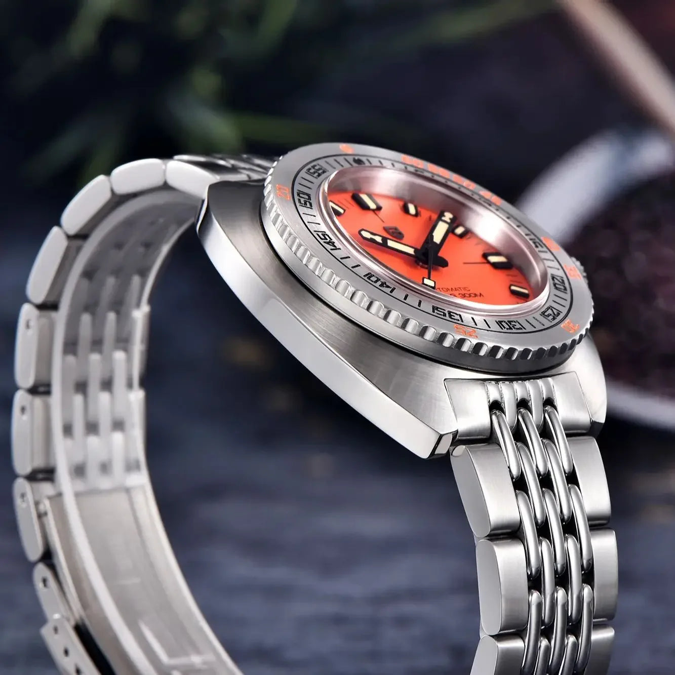 PAGANI DESIGN 2025 New Men's Automatic Mechanical Divers Watches NH38 Sapphire Stainless Steel 300m Waterproof AR Watch for Men