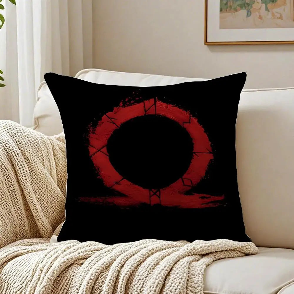 Game Mythological G-God of W-War Cushion Cover Pillowcase Anti-dustmite living Room Sofa Decor Cushion Room