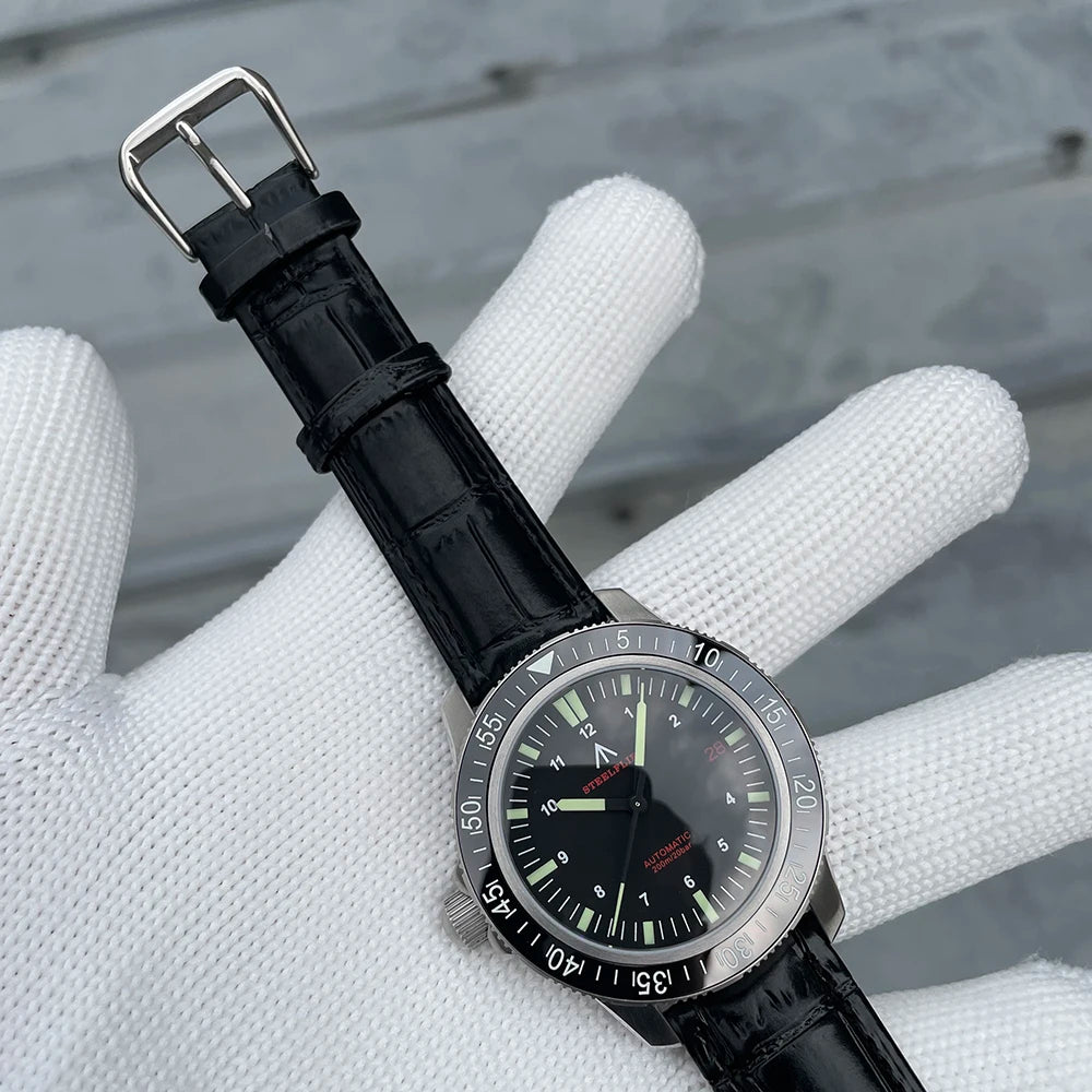 STEELFLIER Official SF783 NH35 Automatic Mechanical Watches Ceramic Bezel Super Luminous 20Bar Waterproof Luxury Dive Watch Men