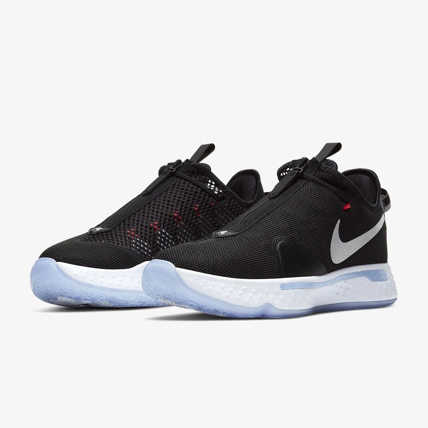 Nike Genuine PG 4 EP Paul George 4 Black White Blue Drip Men's Basketball Shoes CD5082-001