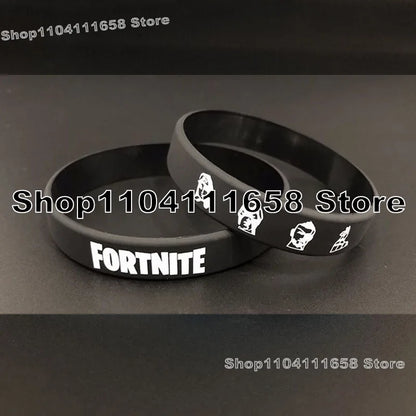 Luminous Silicone Bracelet Fortnite Theme Party Decoration Birthday Bracelet Rubber Trend Toys for Adults Teen Birthday Toy Gift
