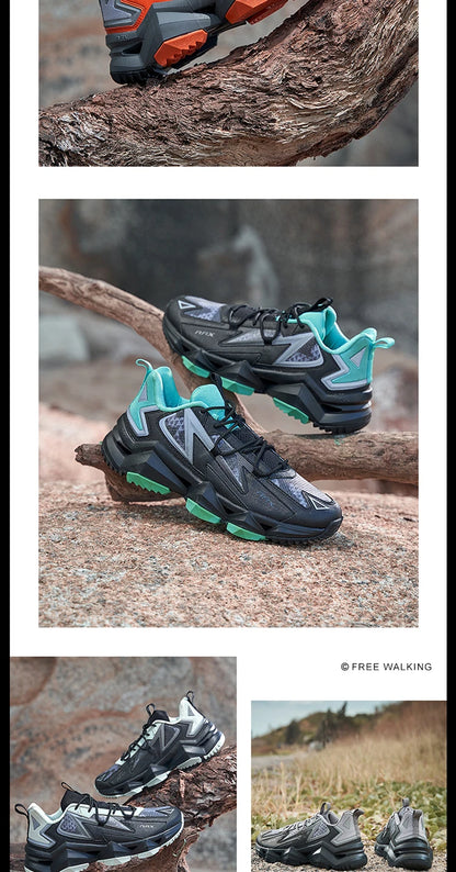 Rax Men's Waterproof Hiking Shoes Breathable Hiking Boots Outdoor Trekking Sports Sneakers Tactical Shoes
