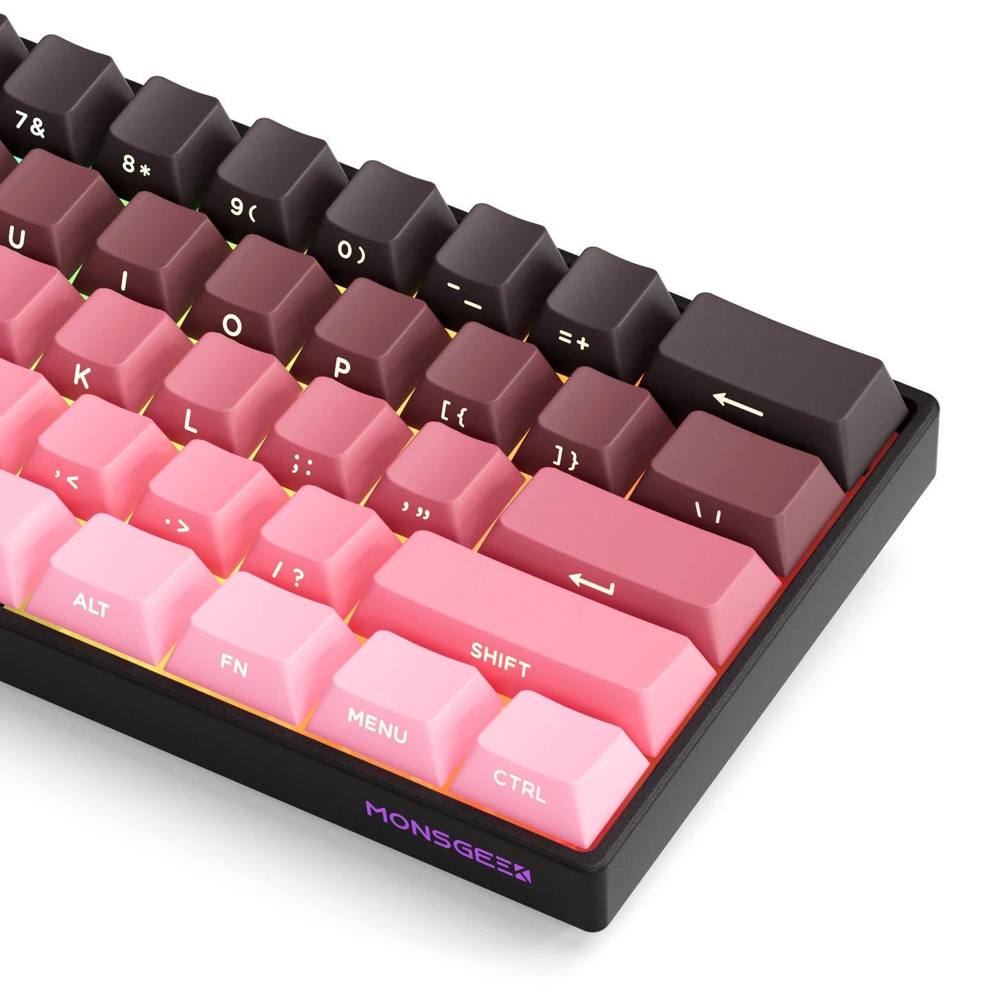 Teclado Mecânico Akko MonsGeek FUN60 com Switch Magnético, 60%, Teclado Gaming, Rapid Trigger 0.01mm, 8K, ARGB, HE/TMR, Teclado Personalizado