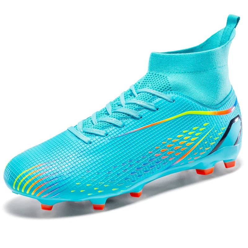 Nuove scarpe da calcio da uomo per erba, traspiranti e morbide, scarpe da calcio outdoor con tacchetti lunghi, comode scarpe sportive da allenamento da uomo
