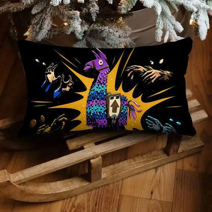 Game Fortnite Luxury Double-sided Printed Rectangle Pillowcase Bedside Pillowcase Sofa Cushion Cover Room Home Decoration