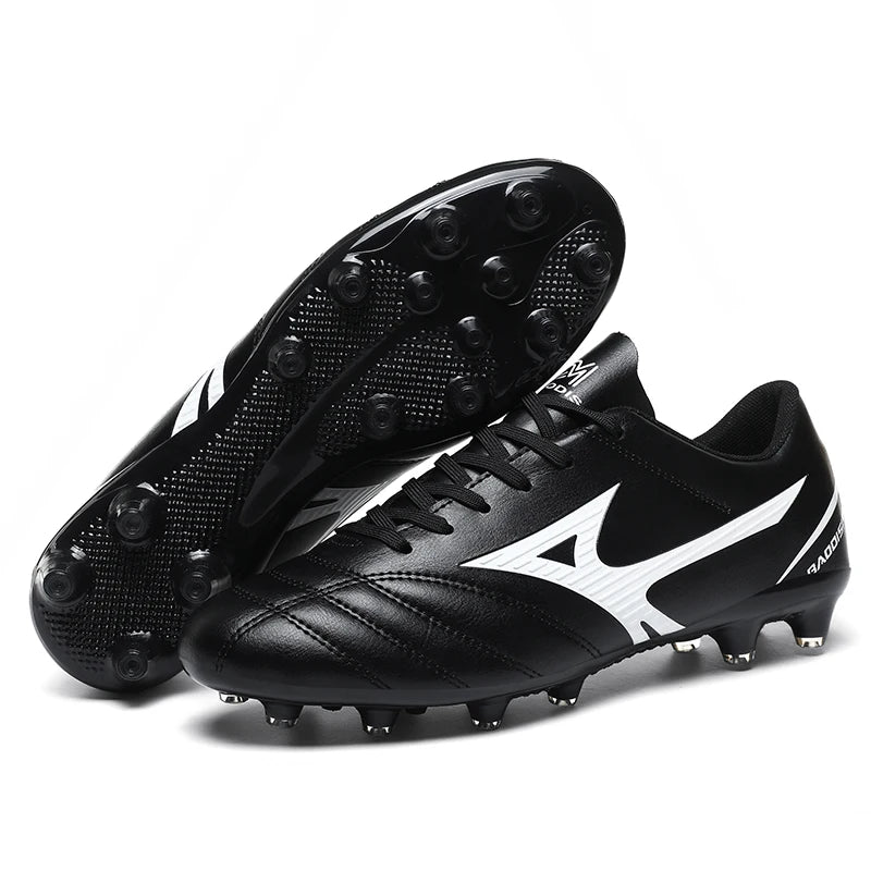 New Arrival Main Push Soccer Cleats with Long Broken Studs, Outdoor Sports Football Shoes