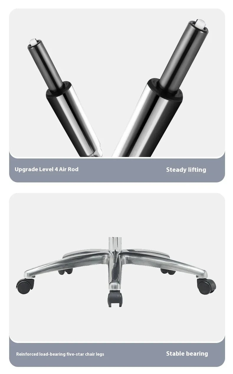 Ergonomic Office Chair Mesh Seat Adjustable Headrest Commercial Chair Footrests Support Comfortable Lumbar Chaise Ergonomique
