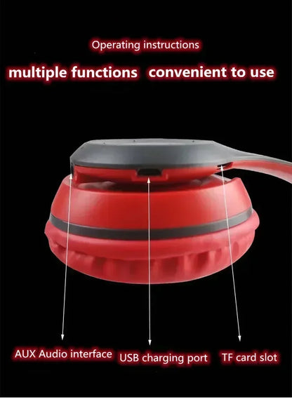 P47 Wireless Bluetooth Headphone With Mic Noise Cancelling Headsets Stereo Sound Earphones Sports Gaming Headphones Supports PC