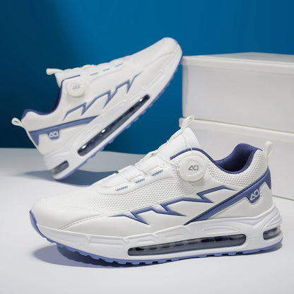 Scarpe da running da uomo primavera/estate, scarpe da trekking outdoor resistenti all’usura con chiusura BOA, stile sportivo e casual traspirante