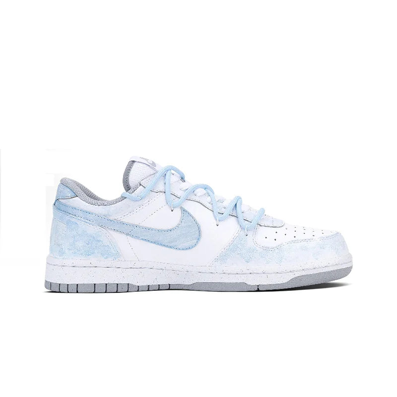 Custom Sneakers Nike Dunk "Fog Hidden Auspicious Clouds" High-Street Retro Chinese Ink Wash Style Low-Top Shoes For Unisex