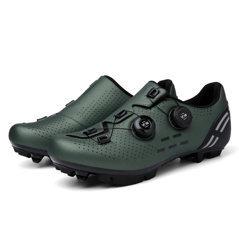 Sapatos de Ciclismo de Alta Qualidade para Homem SPD Autoencaixe Estrada Bicicleta Desporto Sapatos de Ciclismo MTB de Montanha Antiderrapantes para Mulher 36-47