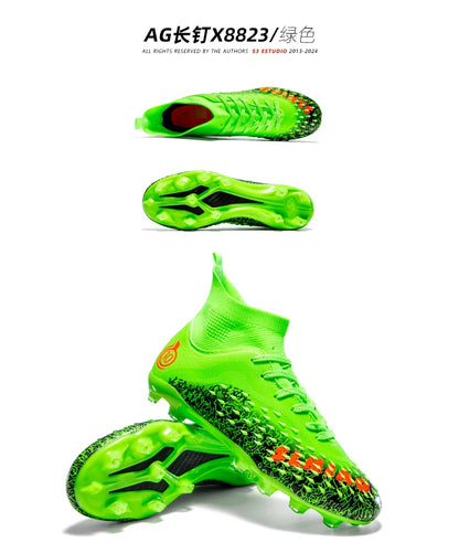 Chuteiras profissionais de futebol para homem, originais, para futebol indoor, relva e treino TF/FG