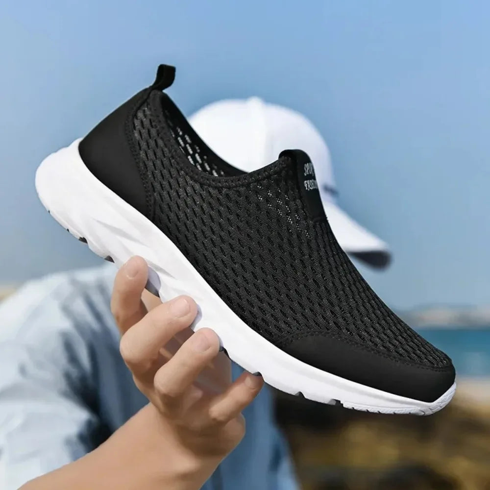 2025 new shoes men loafers, light walking breathable summer comfortable casual shoes, men's sneakers zapatillas hombre plus