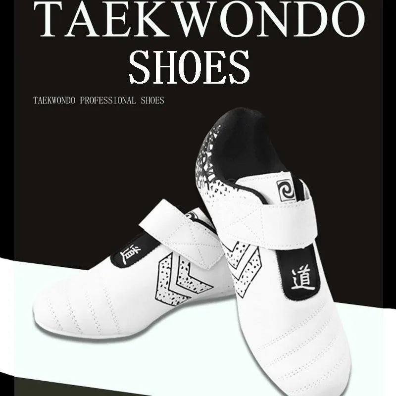 Taekwondo Shoes Breathable Wear-Resistant Kickboxing Kung Fu Professional Taekwondo Martial Arts Sneaker Shoes Kids to Adult