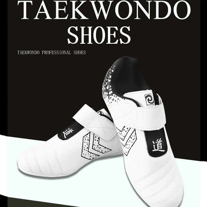 Taekwondo Shoes Breathable Wear-Resistant Kickboxing Kung Fu Professional Taekwondo Martial Arts Sneaker Shoes Kids to Adult
