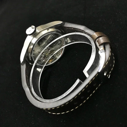 Hruodland 2025 Neue mechanische Herrenuhr Seagull ST3620 Retro-Pilot 43MM BGW-9 Leuchtend Saphirglas Turbine Reloj Hombre