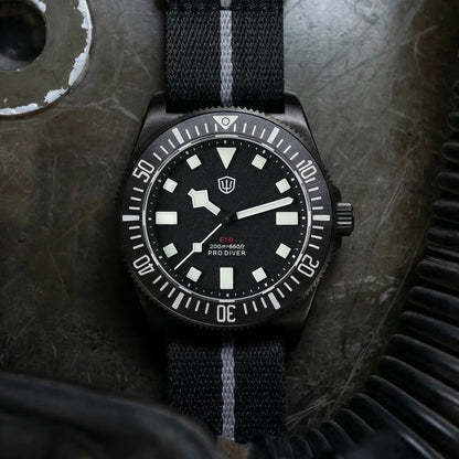 Watchdives EXD 40Mm Titanium Dive Watch Man VH31 Sweep Quartz Watches 200 Waterproof Ar Sapphire BGW9 Luminous 316L Wristwatch