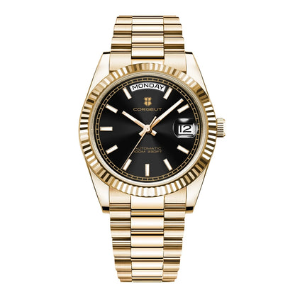 Orologio da uomo Corgeut Luxury 36MM ST1644 automatico meccanico con zaffiro, Relógio Masculino 10BAR, day, swim e dress watch