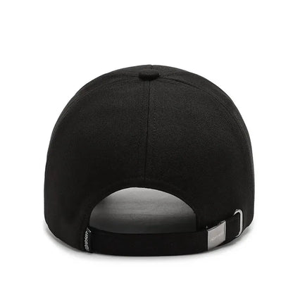 Cappellino da uomo Tide con visiera, cappello da sole coreano da uomo, nero, modello Tide, semplice, casual e versatile, cappellino da baseball