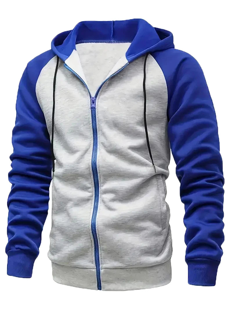 Autumn Winter New Zipper Fleece Hooded Coat Casual Men Women Plus Size Loose Pullover Fashion Raglan Sleeves Sweatshirt Top, Produit gaming premium Fraquane