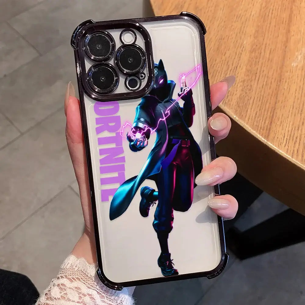 Anime Fortnites Game Plating Phone Case For Xiaomi Redmi A7 15 A3 15C 14C K50 A1 Note 15 14 13 12 12s Pro Plus 4G 5G Anti Fall