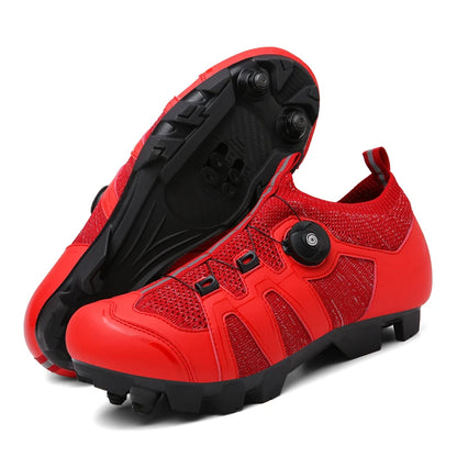 Mountain Bike Shoes Men's Cycling Shoes Quick Ratchet Buckle Compatible with SPD System Pedal for Indoor Outdoor Women MTB Shoes
