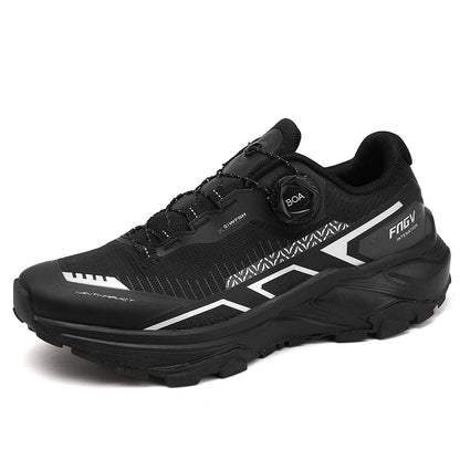 Ténis de corrida para homem em malha respirável, para exterior, montanha, todo-o-terreno e escalada, resistentes ao desgaste e confortáveis, com estilo moderno