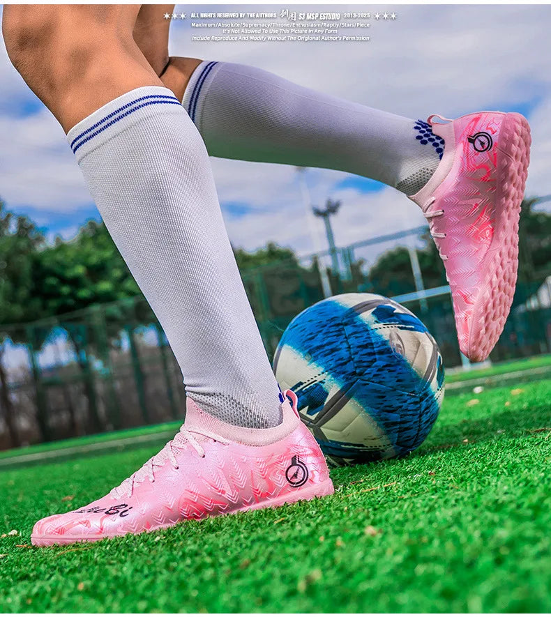 Zapatillas de fútbol profesionales para hombre y mujer de alta calidad, botas de fútbol de moda para hombre, talla grande 46, zapatillas de fútbol sala, deportivas para hombre