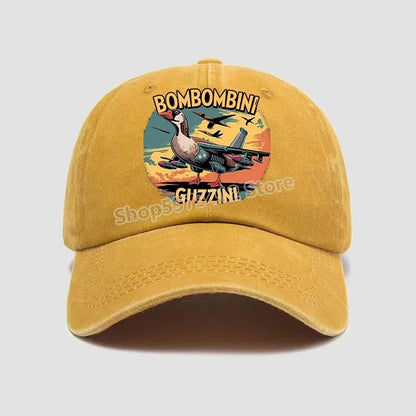 Italienisch Brainrot Damen Herren Mützen Kinder-Baseballmütze Accessoires Mütze Jungen Mädchen Mützen Verstellbar Herren Trucker-Mütze Sonnenhut Kinder Geschenk