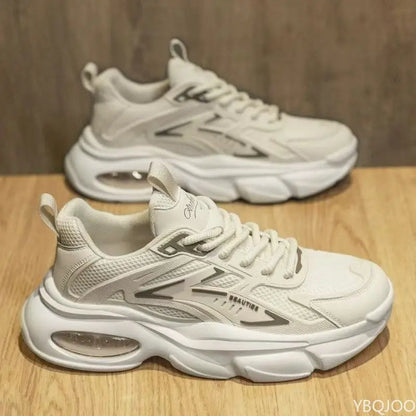 Fashionable Versatile Spring Autumn New Thick-Soled Men's Casual Comfortable Height-Increasing Sports Shoes