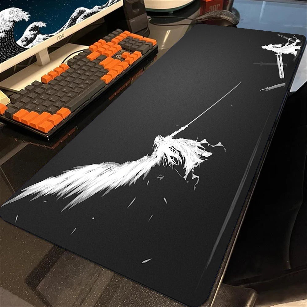 Mousepad Final Fantasy Mouse Pad Gamer Office Accessories for Big Desk Mat Gaming Keyboard Mats Xxl Large Mause Carpet 900x400mm