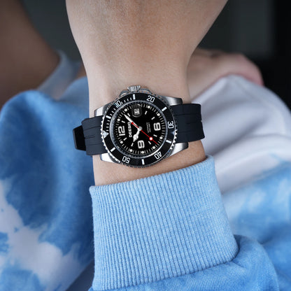DEESIO Men's Automatic Mechanical Watch Stainless Steel Luminous Date Sports Casual Luxury Watch Gift for Men Sapphire Crystal