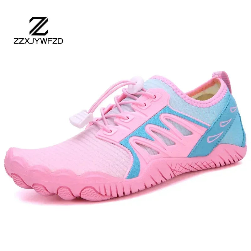 Zapatos acuáticos unisex de secado rápido con drenaje para vadeo, playa, deportes acuáticos, natación, yoga, buceo, surf y uso barefoot