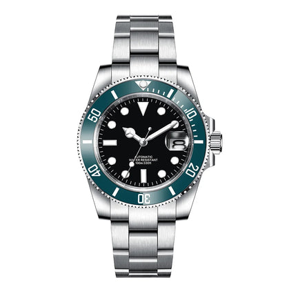 Customized Logo Men's Mechanical Automatic Wristwatch NH35 Movement 40mm Dial 100M Waterproof Sapphire Glass DIY Corgeut