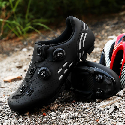 Sapatos de Ciclismo de Alta Qualidade para Homem SPD Autoencaixe Estrada Bicicleta Desporto Sapatos de Ciclismo MTB de Montanha Antiderrapantes para Mulher 36-47