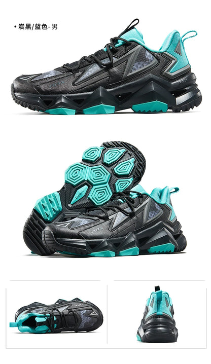 Rax Men's Waterproof Hiking Shoes Breathable Hiking Boots Outdoor Trekking Sports Sneakers Tactical Shoes