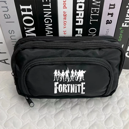 Fortnite Pen Box Creative Game Pattern Pencil Case Harajuku Storage Bag Boy Girl Back to School Supplies Birthday Party Gifts