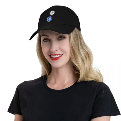 2026 Grumpy Blue Chicken Stardew Valley Baseball Cap Funny hats fishing caps man Luxury man cap Hats For Women Men's