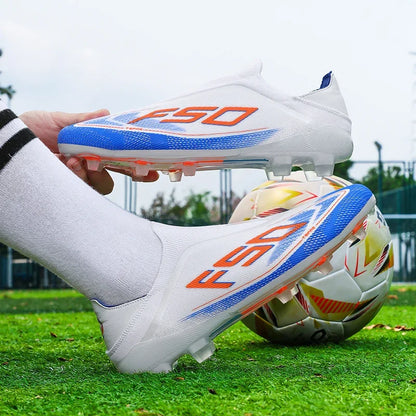 New High Quality Men Football Shoes Anti-Slip Soccer Cleats Breathable Training Sneakers Durable Wear Resistant Outdoor