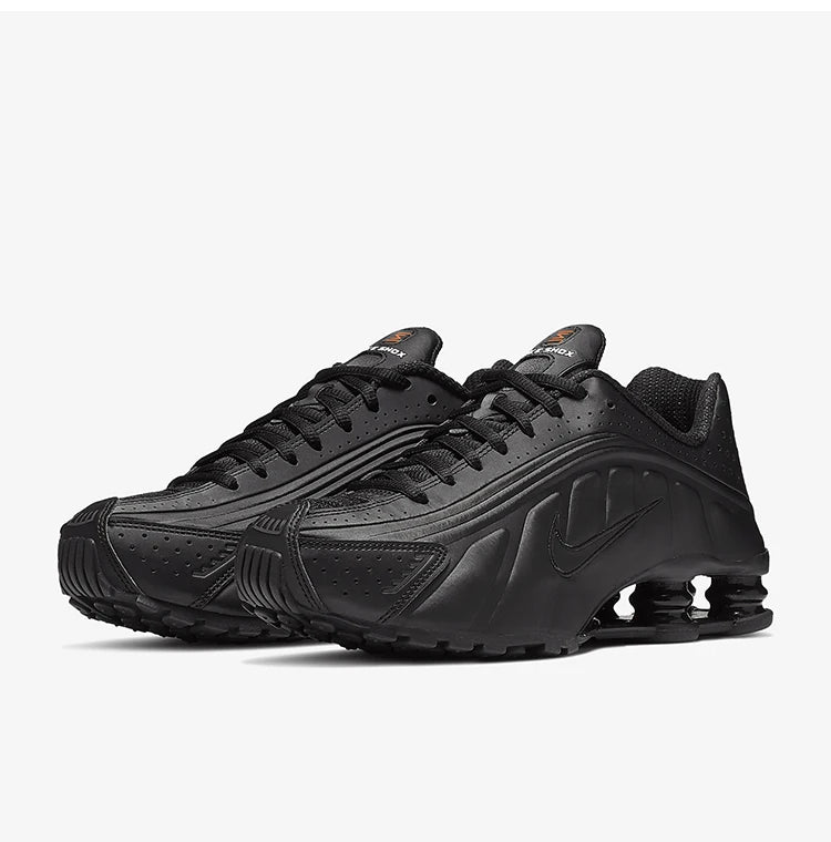 Nike Authentic Shox R4 Sapatilhas de corrida desportivas respiráveis e resistentes ao desgaste para homem e mulher AR3565-004