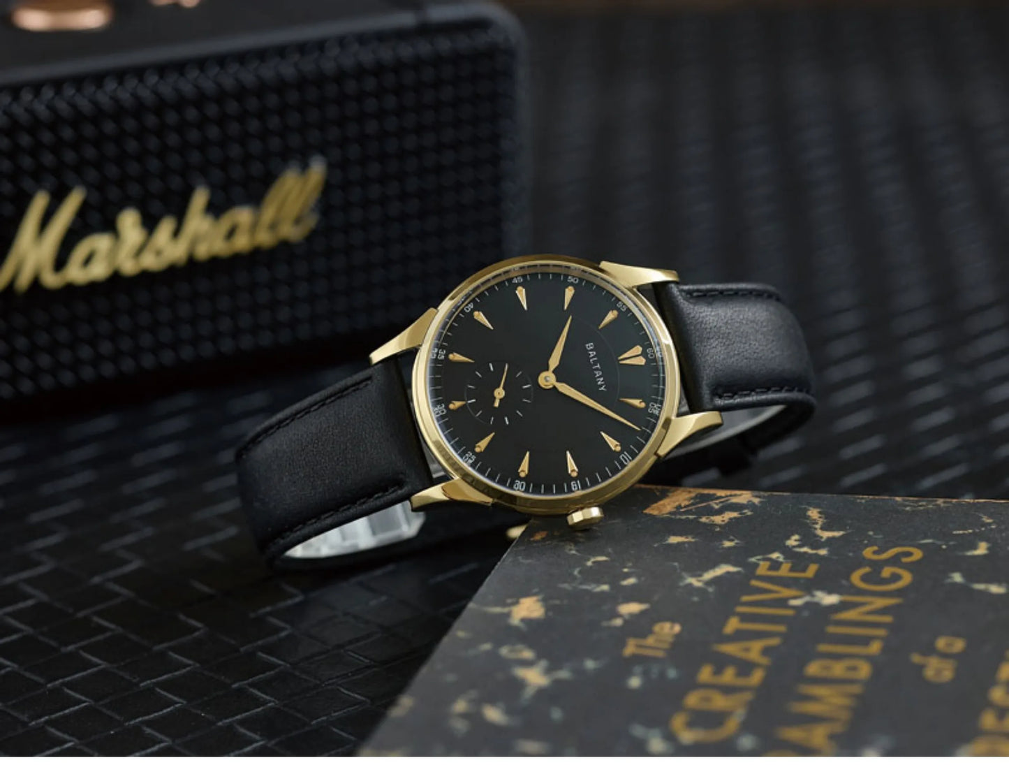 Baltany Men Automatic Watch 38.5mm Pilot Manual Winding Mechanical Wristwatch Sapphire 5ATM Small Second Dial ST1701 ST1700