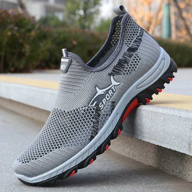 Men's summer sneakers, sporty men's mesh shoes, breathable sports shoes, canvas lightweight sneakers, cheap shoes clearance