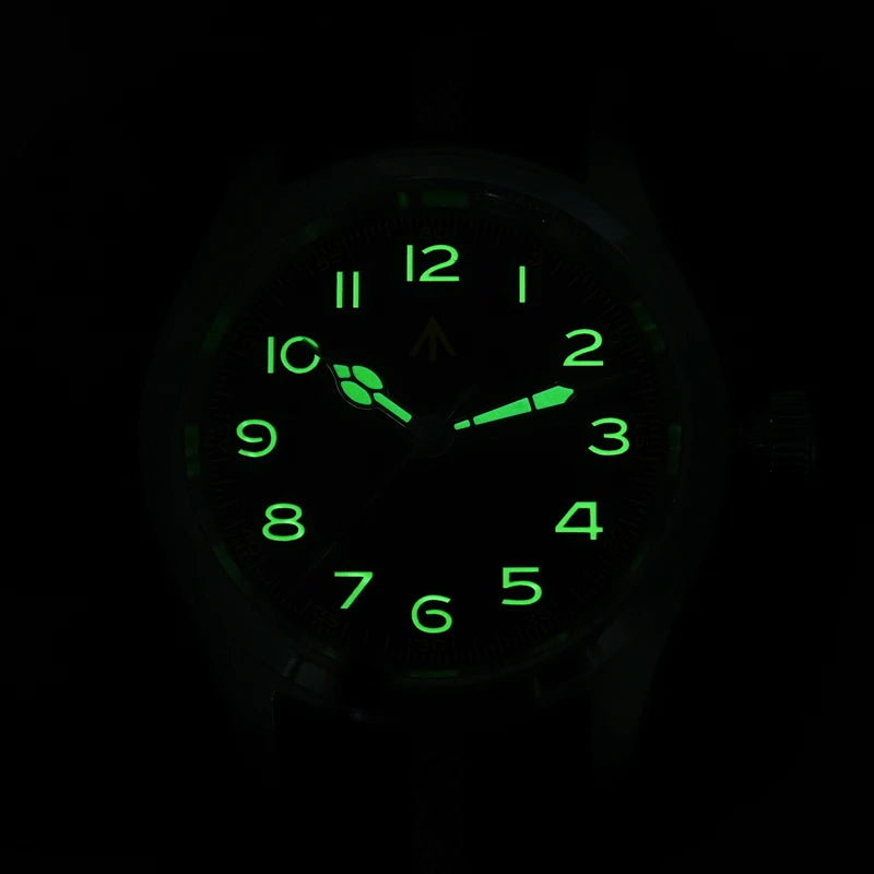 Militado ML08 Quartz Watch  VH31 Movement Steel Strip Sapphire Crystal Vintage Watch 10Bar Waterproof BGW9 Luminous Mens Watch